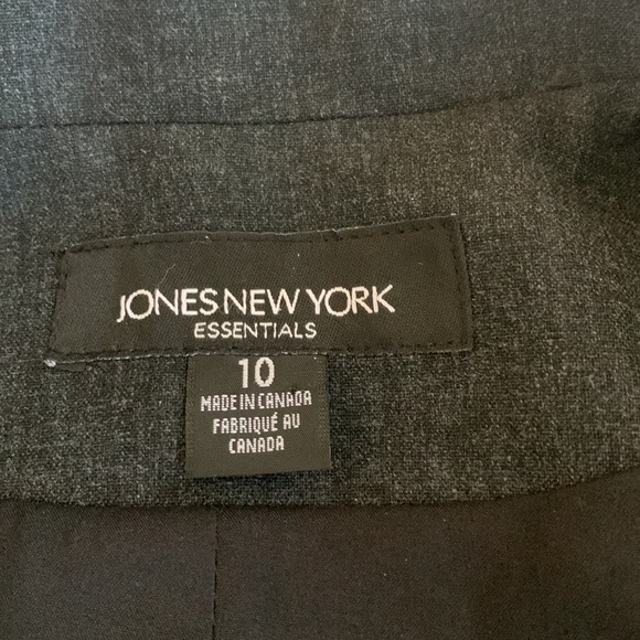 JonesNewYork Charcoal Black blazer - Picture 11 of 16